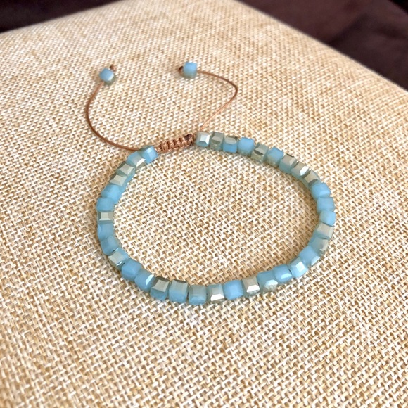 3 Glass Crystal Stone Beaded Bracelets - Picture 3 of 4